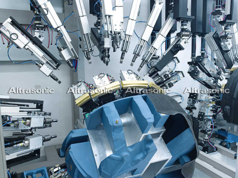 efficient way for mass production , ultrasonic welding with automation and robotics