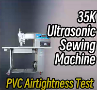 35-kHz-Ultraschall-Nähmaschinen-PVC-Luftdichtheitstest